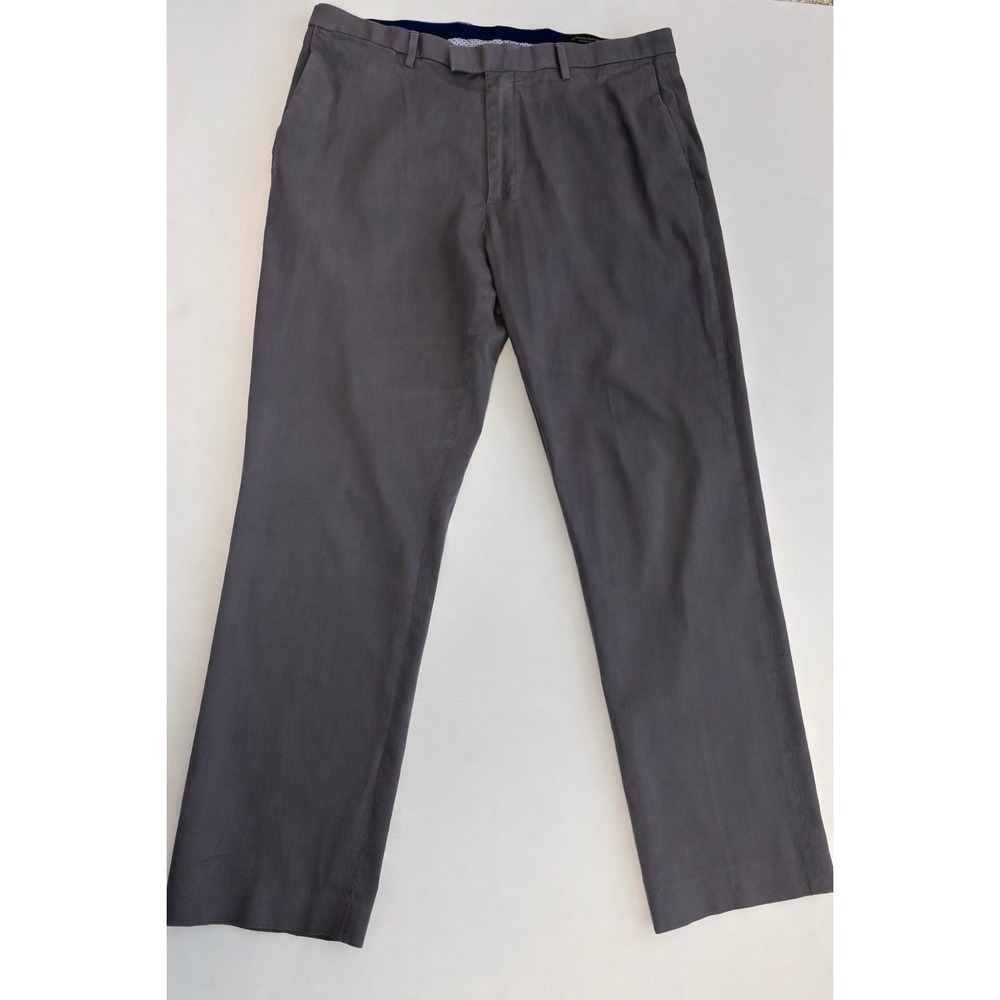 Banana Republic Modern Slim Fit Gray Chino Pants Mens 36x30 Dress Pants Charcoal